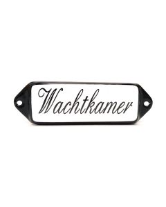 Wachtkamer "oor" Schuinschrift