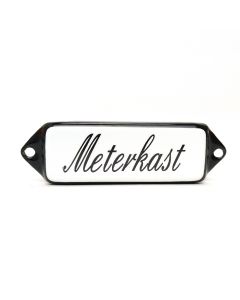 Meterkast "oor" Schuinschrift