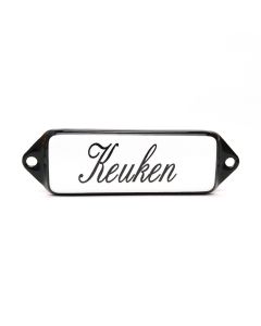 Keuken "oor" Schuinschrift