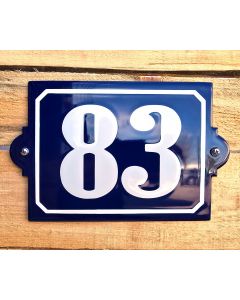 Emaille huisnmmer model Zwitserland