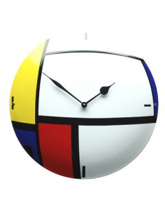 Emaille klok Kleurrijk