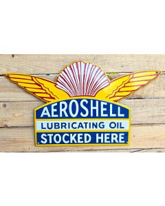 Aeroshell lubricating oil reclamebord