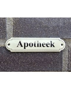 Naamplaatje Apotheek