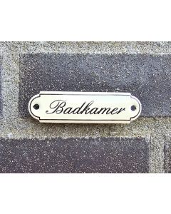 Deurbordje Badkamer