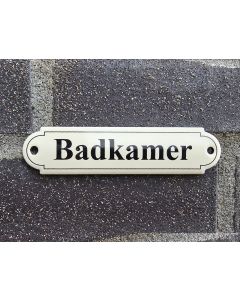 Naamplaatje Badkamer