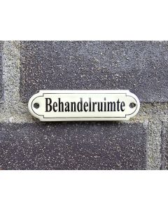 Deurbordje Behandelruimte