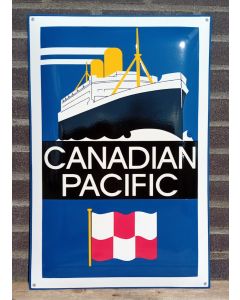 Emaille wandreclame Canadian
