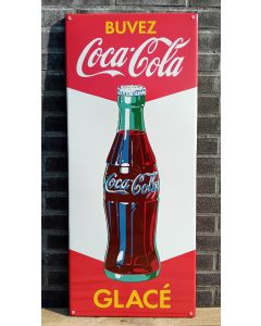 Emaille bord Buvez Coca Cola Glacé