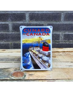 Cunard Canada nostalgisch emaille