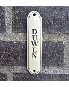 Naamplaatje Duwen