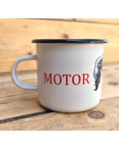 Emaille mok Motor racing
