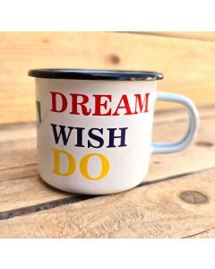 Emaille mok DREAM IT