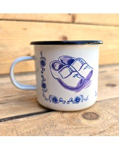Emaille mok Delfts Blauw