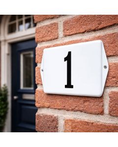 Huisnummer model oor