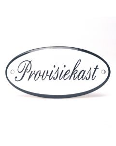 Naambord Provisiekast