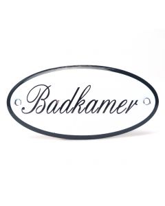 Naambord Badkamer