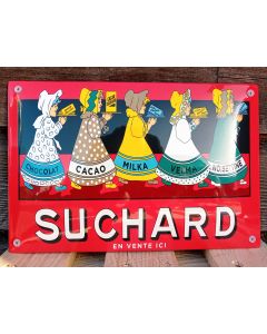 Emaille reclamebord Chocolat Suchard