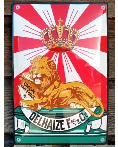 Emaille reclamebord Delhaize
