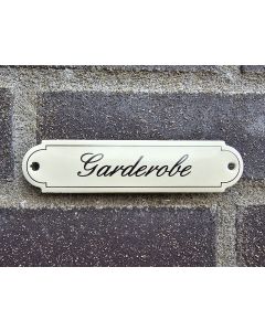 Naambordje Garderobe