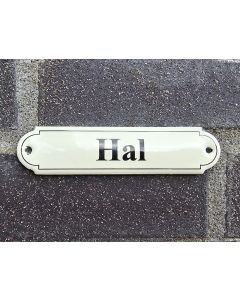 Naamplaatje Hal