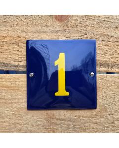 Emaille huisnummer Model Huizen