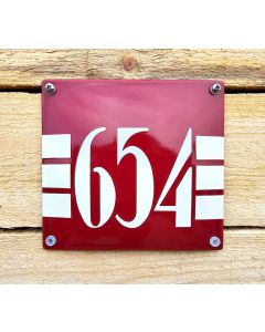 Huisnummer "ArtDeco"