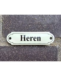 Deurbordje Heren