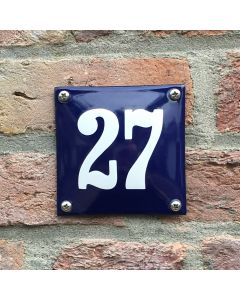 Huisnummer gebold zonder kader