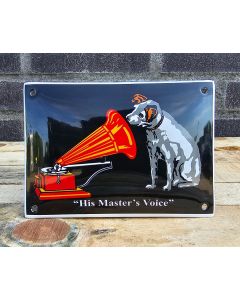 His Masters nostalgisch emaille