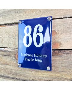Combi huisnr + naam zonder kader