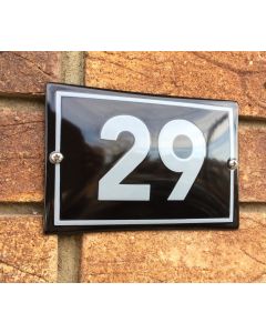 Huisnummer model Phil - Emaille