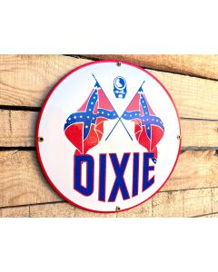 Dixie confederate flags vintage emaille bord