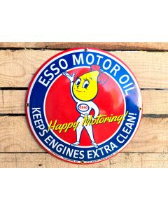 Esso Keeps engines extra clean vintage emaille bord