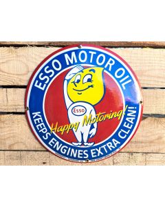 Esso motor oil keeps clean - Emaille bord