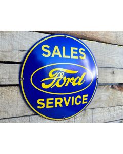 Ford Sales & Service vintage emaille bord