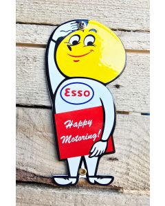 Esso happy motoring emaille bord