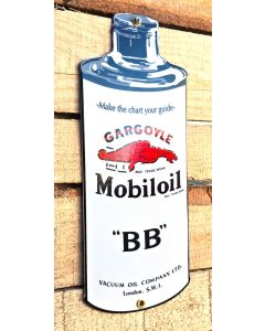 Emaille bord Mobiloil Gargoyle BB