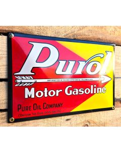 Purol Motor Gasoline emaille bord