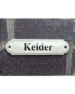 Naamplaatje Kelder
