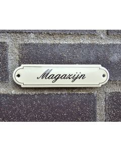 Naambordje Magazijn
