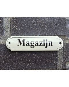 Naamplaatje Magazijn