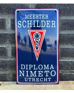 Gediplomeerd Meesterschilder 19x34 cm