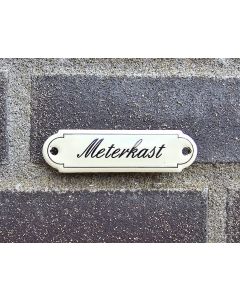 Deurbordje Meterkast