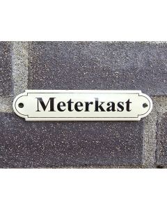 Naamplaatje Meterkast