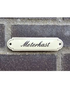 Naambordje Meterkast