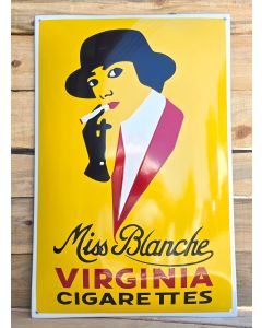 Emaille wandreclame Miss Blanche