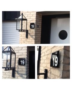 Modern huisnummer model Robina