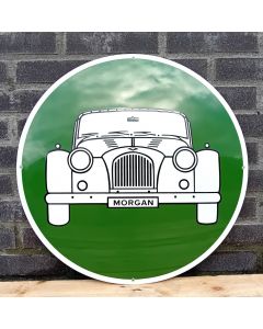 Morgan Motor rond groen