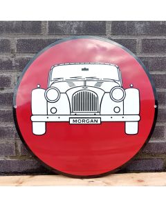 Morgan Motor rond rood