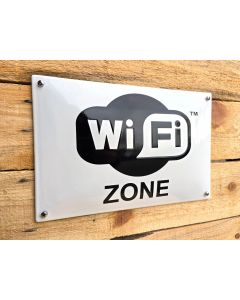 Wifi Zone 30x20 cm
